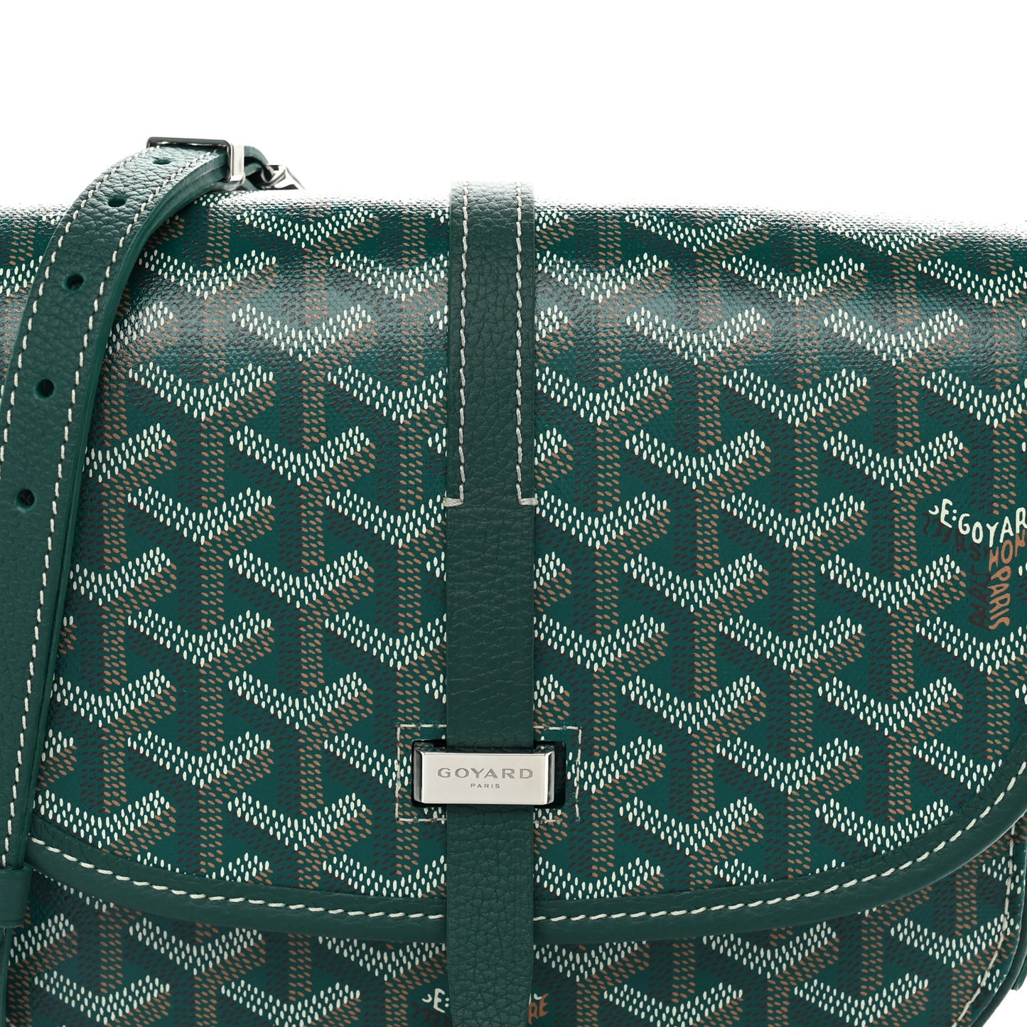 Goyardine Belvedere II PM Messenger Bag Green