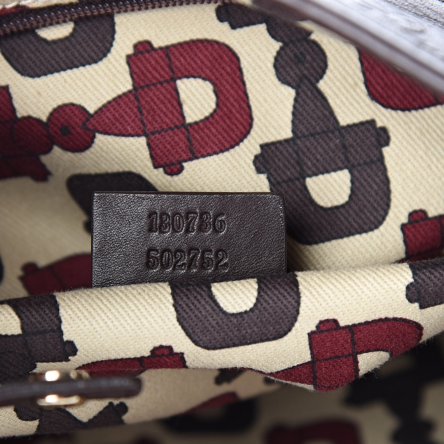 Guccissima Medium Abbey Shoulder Bag Chocolate