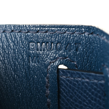Hermes Epsom Kelly Sellier 28 Bleu De Malte 7 of 11