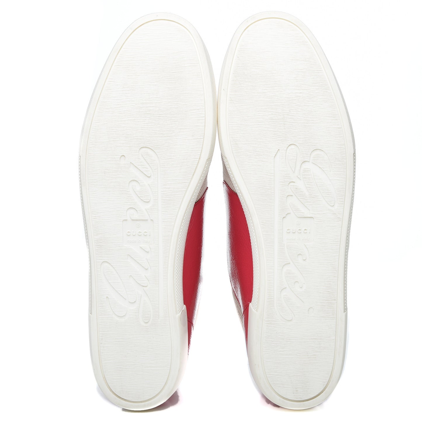 Canvas GG High Top Sneakers 40 Red