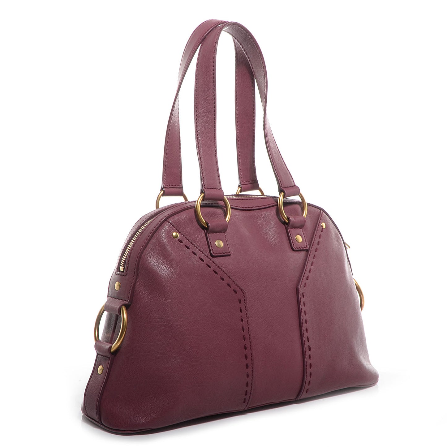 Leather Medium Muse Cherry