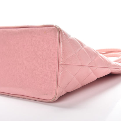 Chanel Caviar Quilted Medallion Tote Light Pink 13 of 16