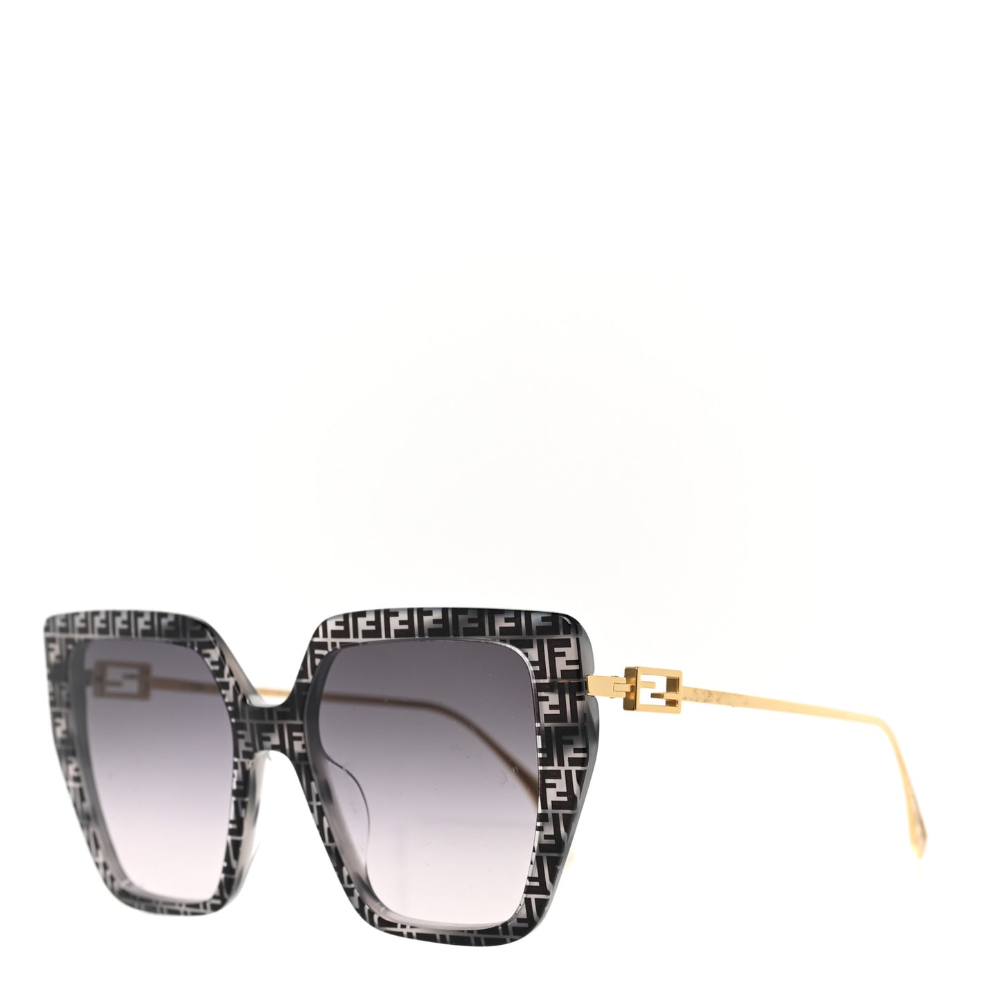 Acetate FF Butterfly Sunglasses FE40012U Black