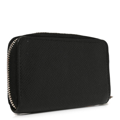 Louis Vuitton Taiga Zippy Coin Purse Vertical Black 3 of 6