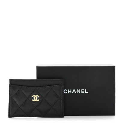 Chanel Caviar Quilted Card Holder Black 9 of 9