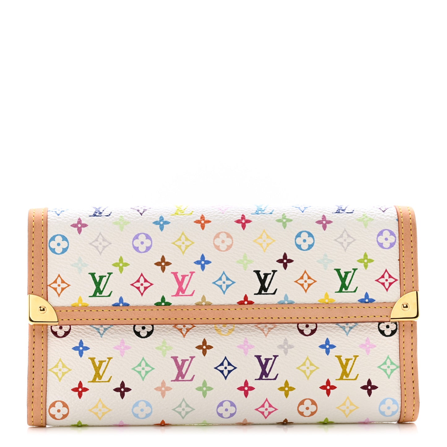 Monogram Multicolor Porte Tresor International Wallet White