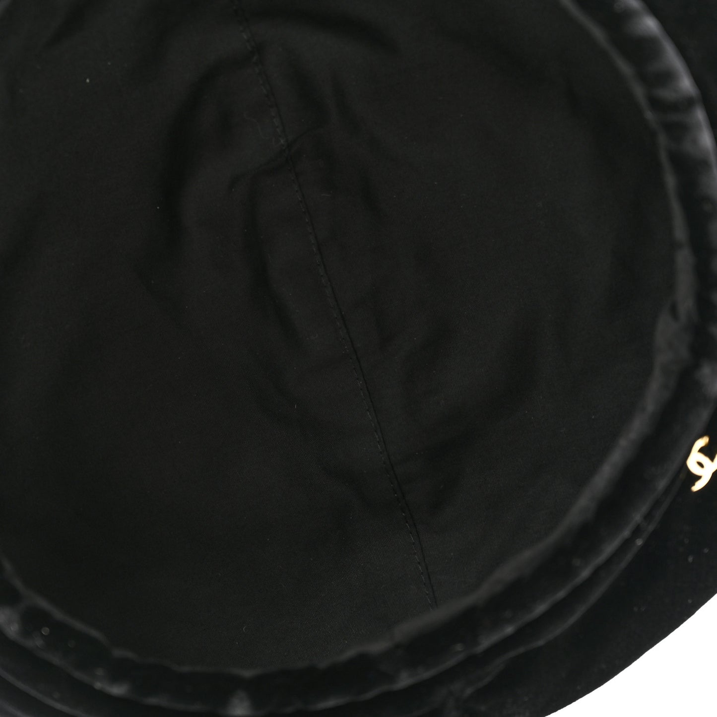 Velvet Beret Hat S Black