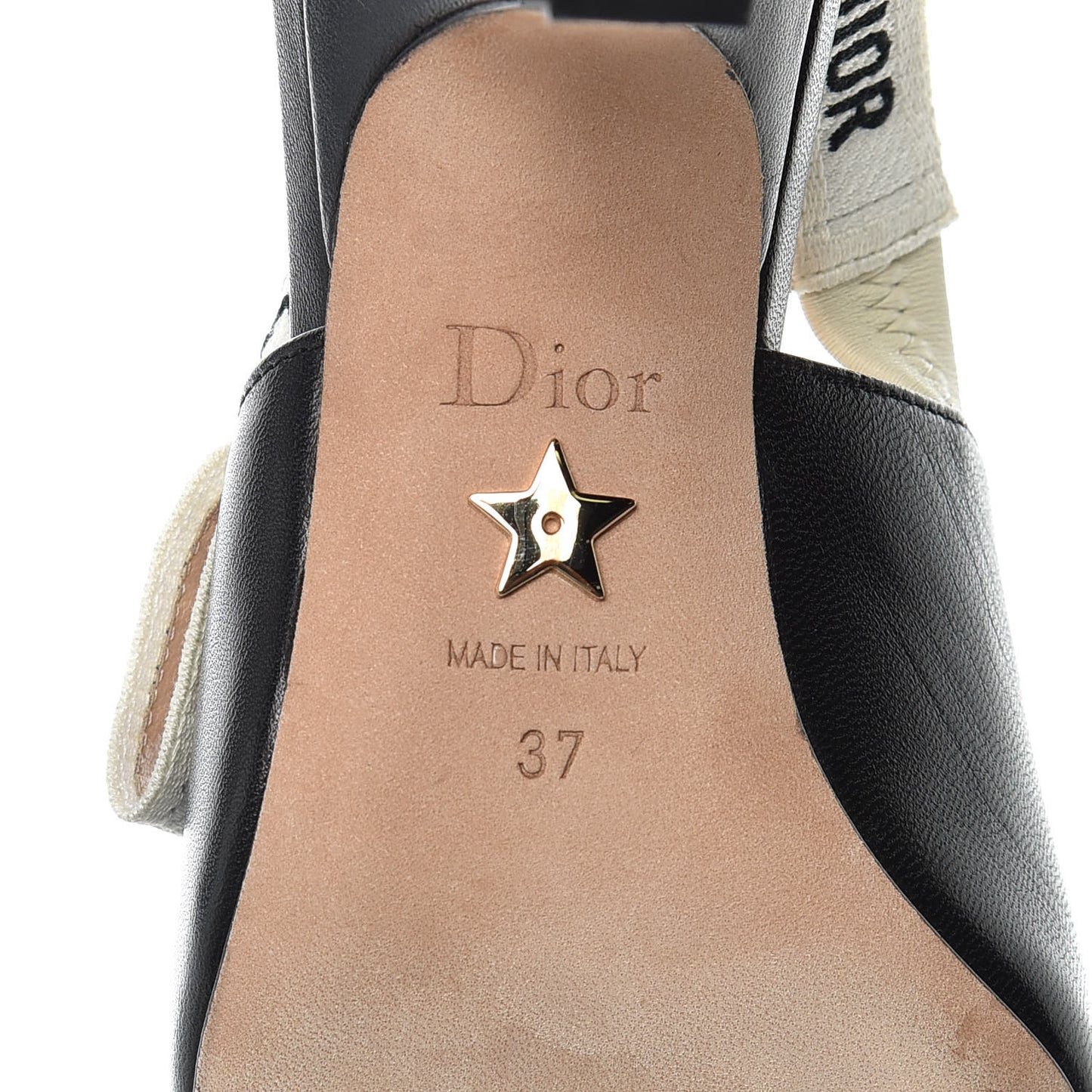Lambskin Ribbon J'Adior Slingback 65mm Pumps 6.5 Black