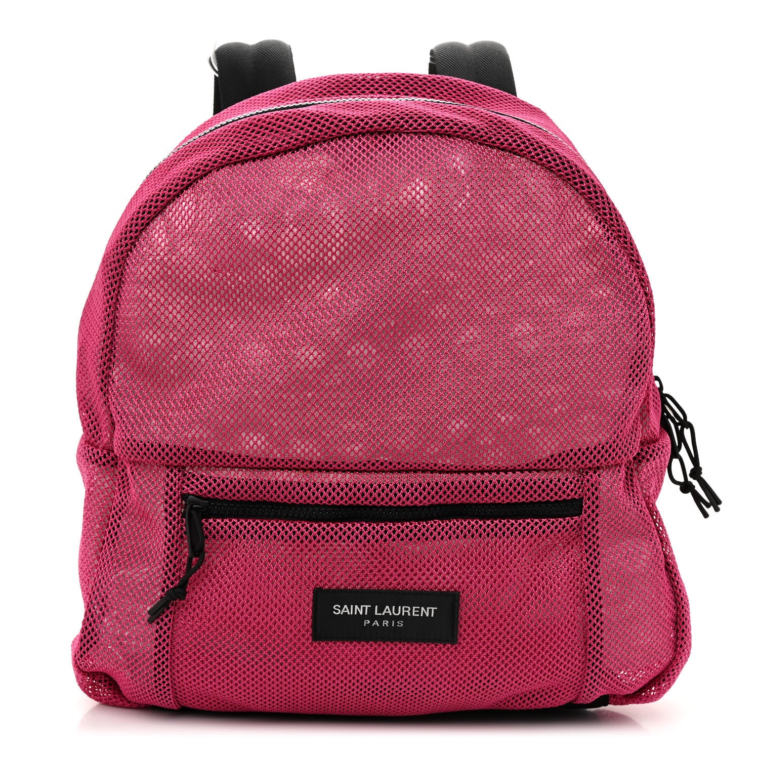 Saint Laurent Nylon Mesh Backpack Fuchsia 1 of 11