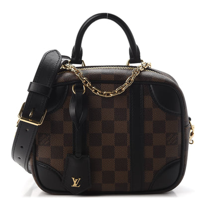 Louis Vuitton Damier Ebene Valisette Souple BB Black 1 of 6