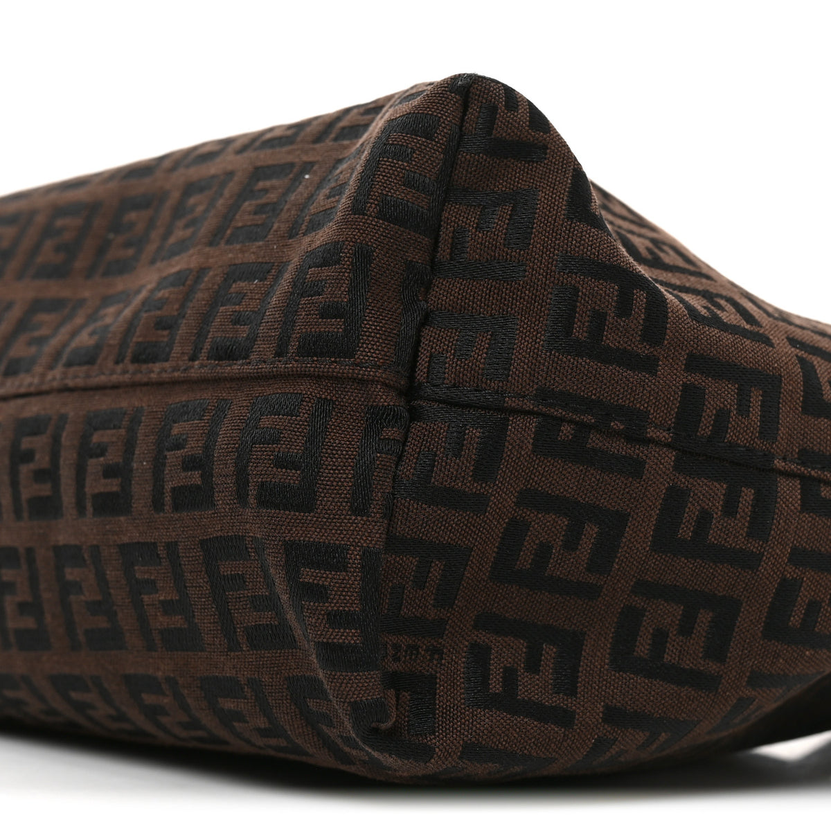 Fendi Zucchino Small Roll Tote Tobacco Moro 9 of 9