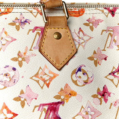 Louis Vuitton Watercolor Aquarelle Speedy 35 White 7 of 25