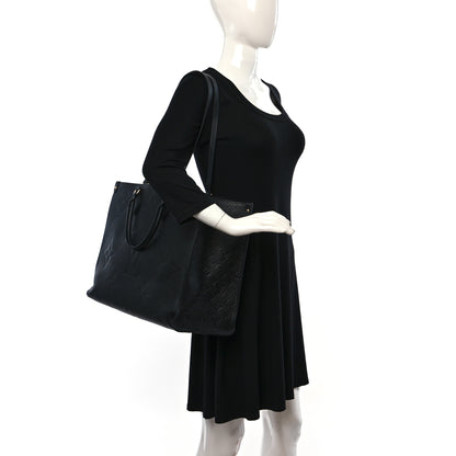 Louis Vuitton Empreinte Monogram Giant Onthego GM Black 2 of 13