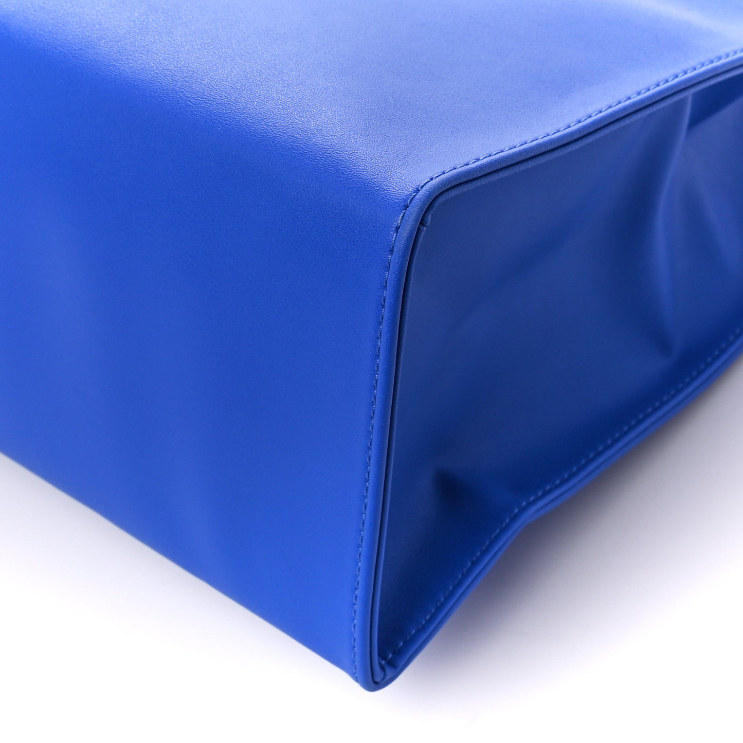 Vegan Leather Medium Shopping Bag Painters Tape