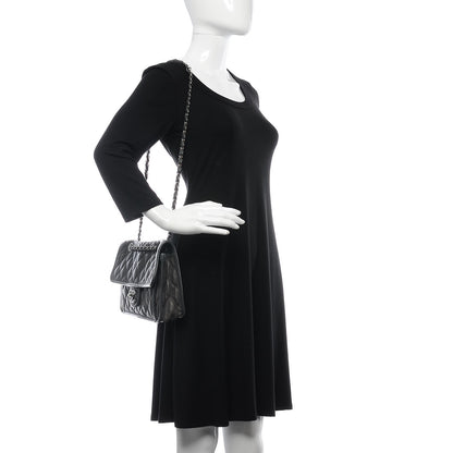 Chanel Caviar Quilted Medium French Riviera Flap Dark Grey 3 of 8