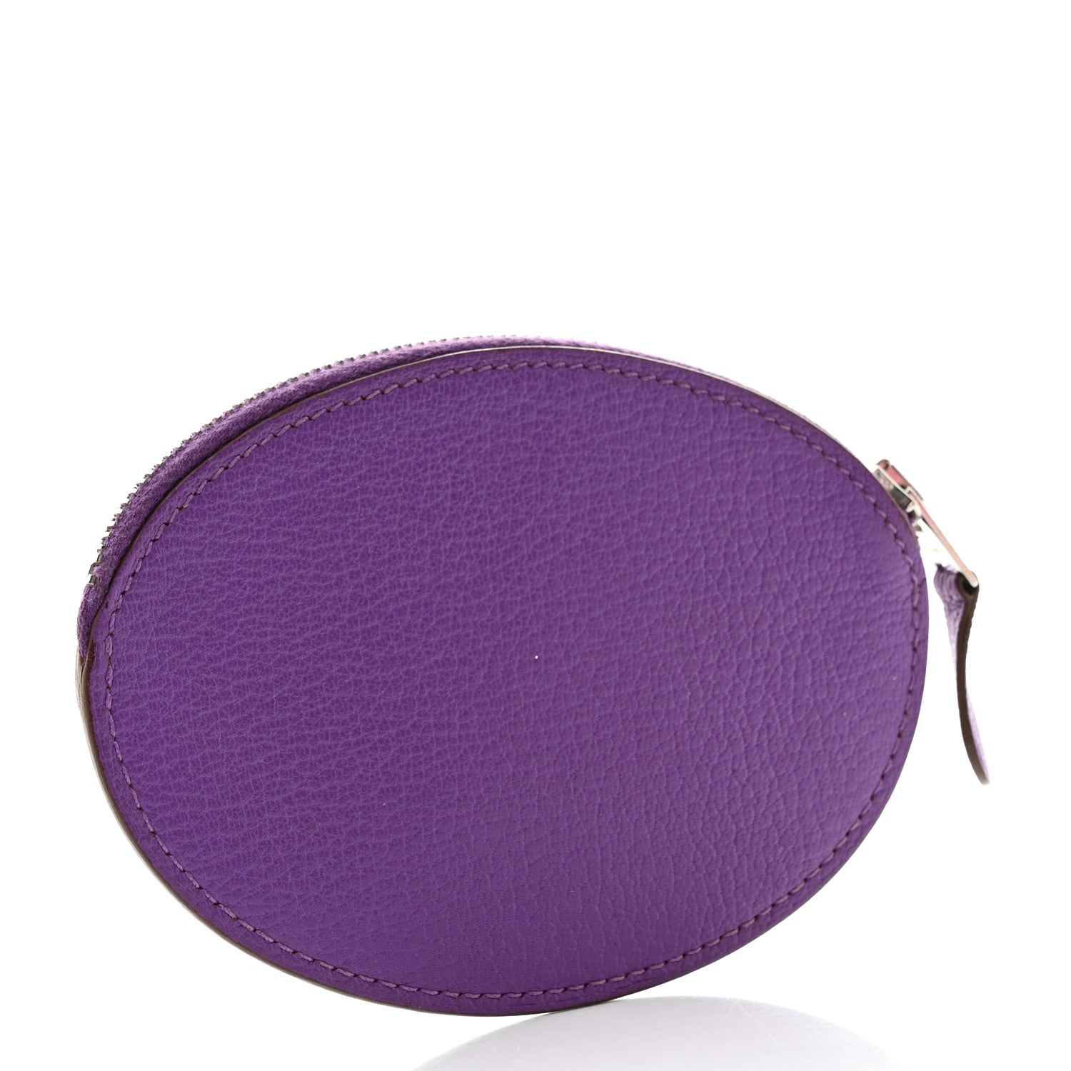 Hermes Chevre Mysore Evelyne Coin Purse Parma 3 of 9