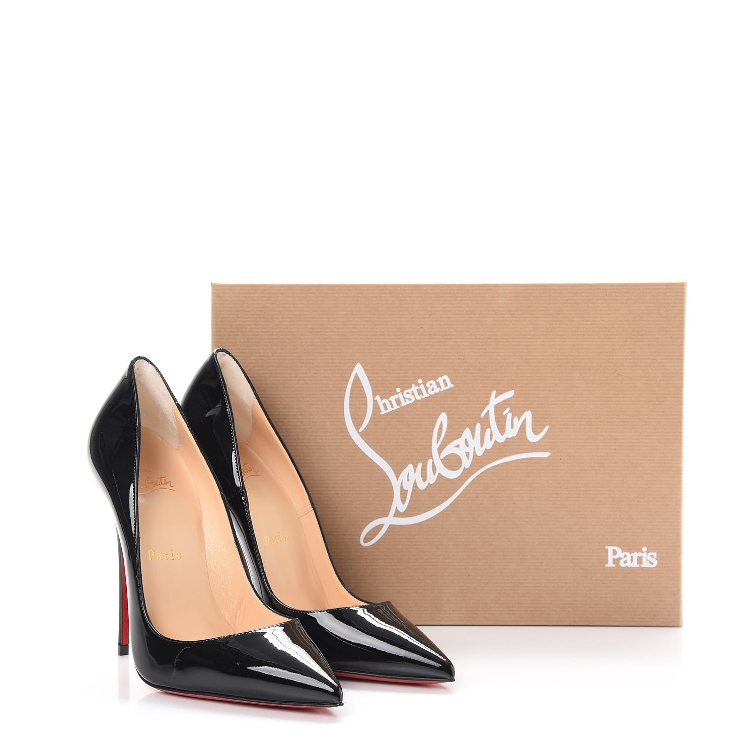 Christian Louboutin Patent So Kate 120 Pumps 37 Black 8 of 8