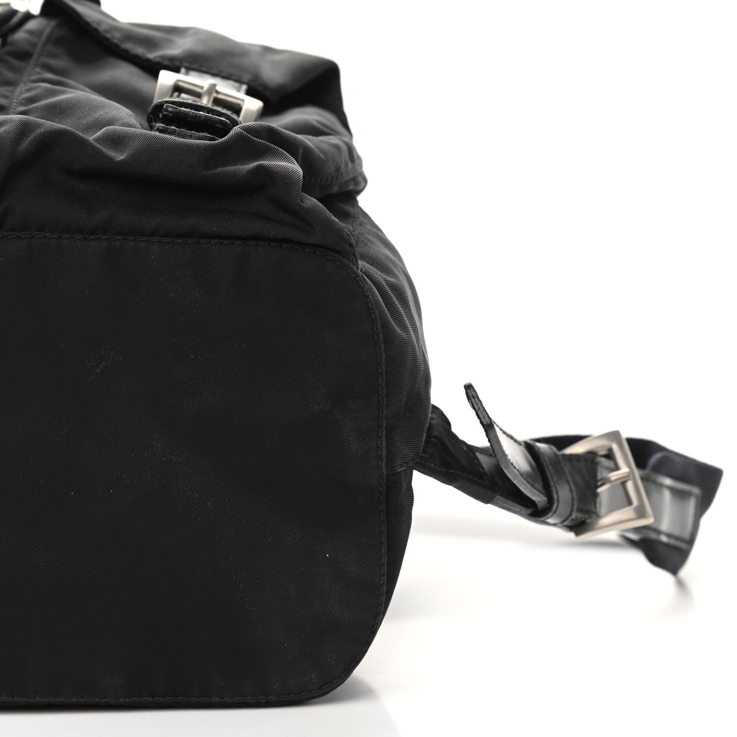 Prada Nylon Vela Double Buckle Backpack Black 11 of 11