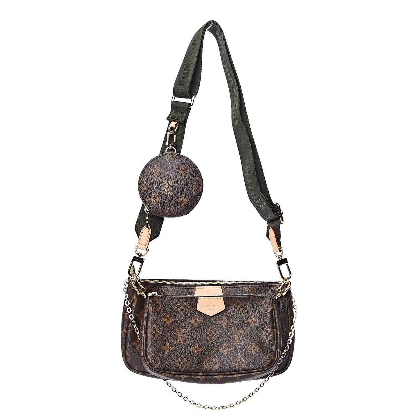 Monogram Multi Pochette Accessories Kaki