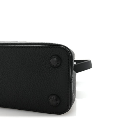 Louis Vuitton Taurillon Capucines East West MM Matte Black 9 of 9