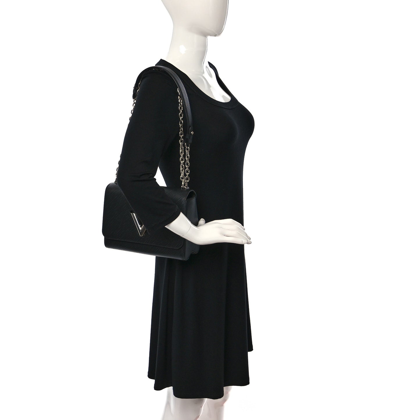 Epi Twist Shoulder Bag MM Black