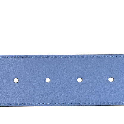 Gucci Calfskin Double G 40mm Belt 90 36 Clear Sky Blue 4 of 8