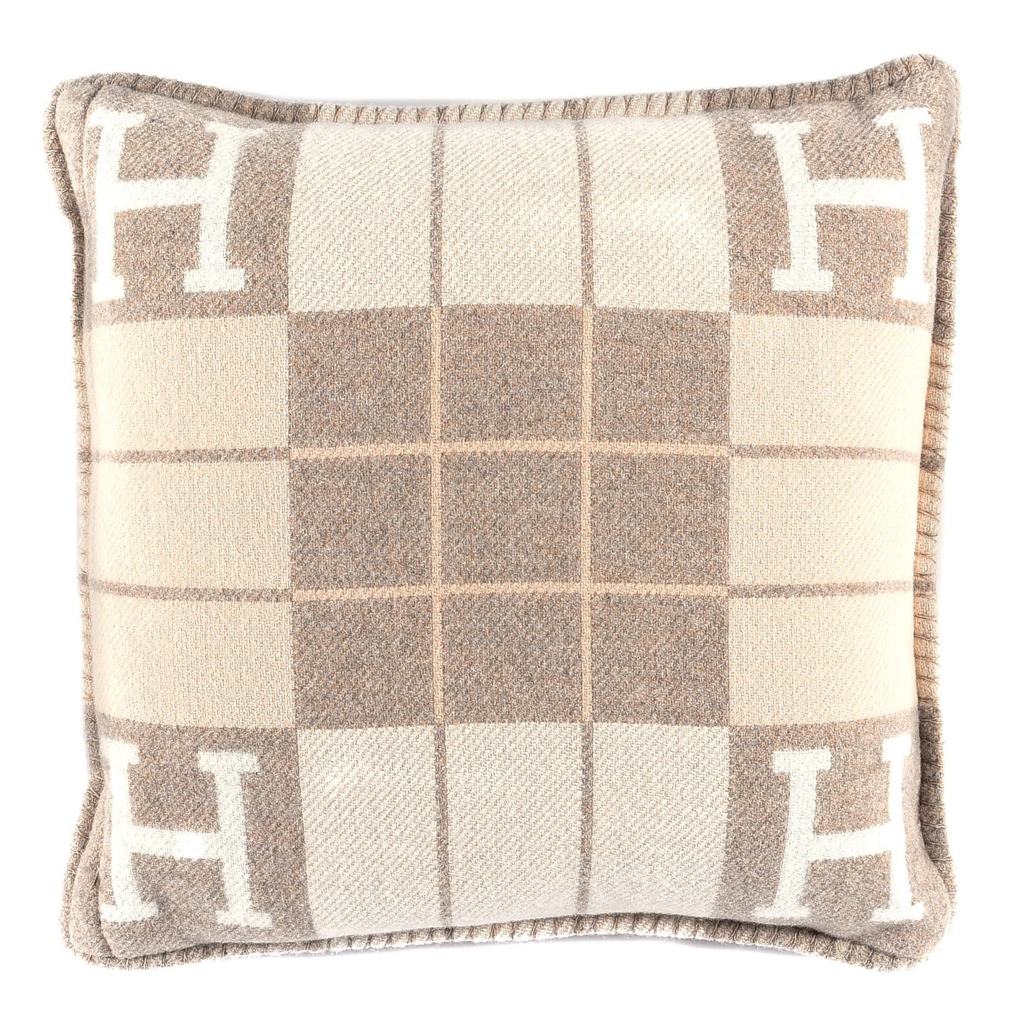 Wool Cashmere Avalon III Pillow PM Coco Camomille