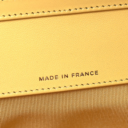 Chanel Lambskin Quilted Glasses Case With Chain Pink Yellow 6 of 9