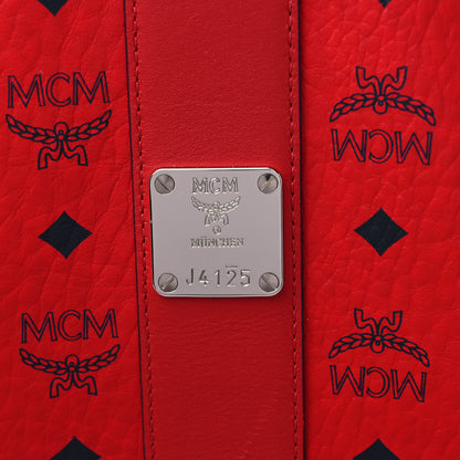 MCM Visetos Medium Liz Reversible Shopper Tote Ruby Red 6 of 16