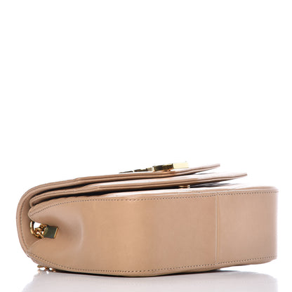 Saint Laurent Lambskin Matelasse Chevron Monogram Small Sulpice Bag Sable Beige 4 of 13