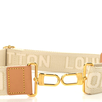 Louis Vuitton Monogram Utility Crossbody Bandouliere Shoulder Strap Beige 3 of 4