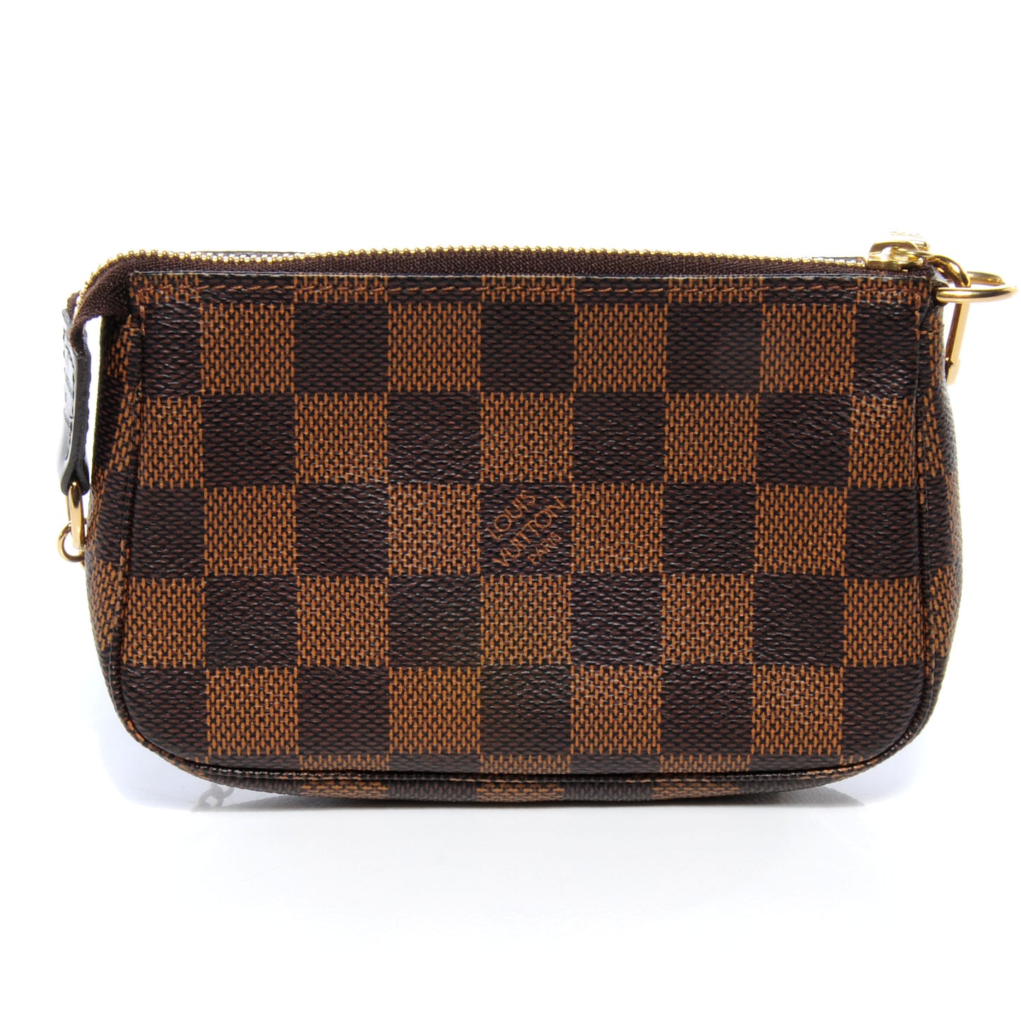 Damier Ebene Mini Pochette Accessories Bag
