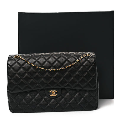 Chanel Caviar Quilted XXL Travel Flap Bag Black 11 of 11