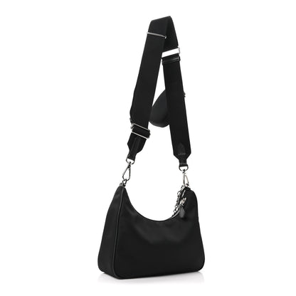 Prada Nylon Re-Edition 2005 Shoulder Bag Black 3 of 10