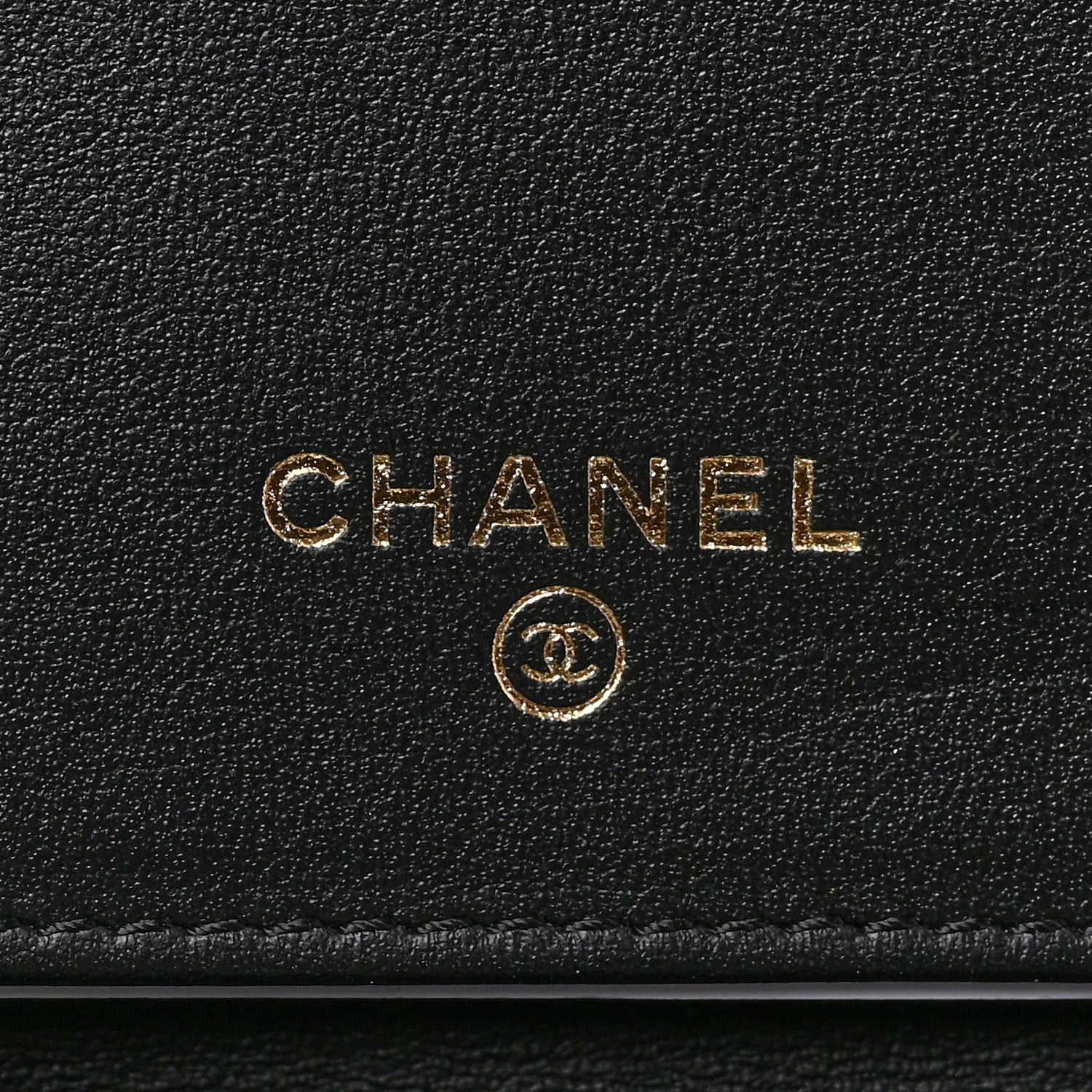 Chanel Shiny Calfskin Quilted Flap Wallet Black 5 of 7