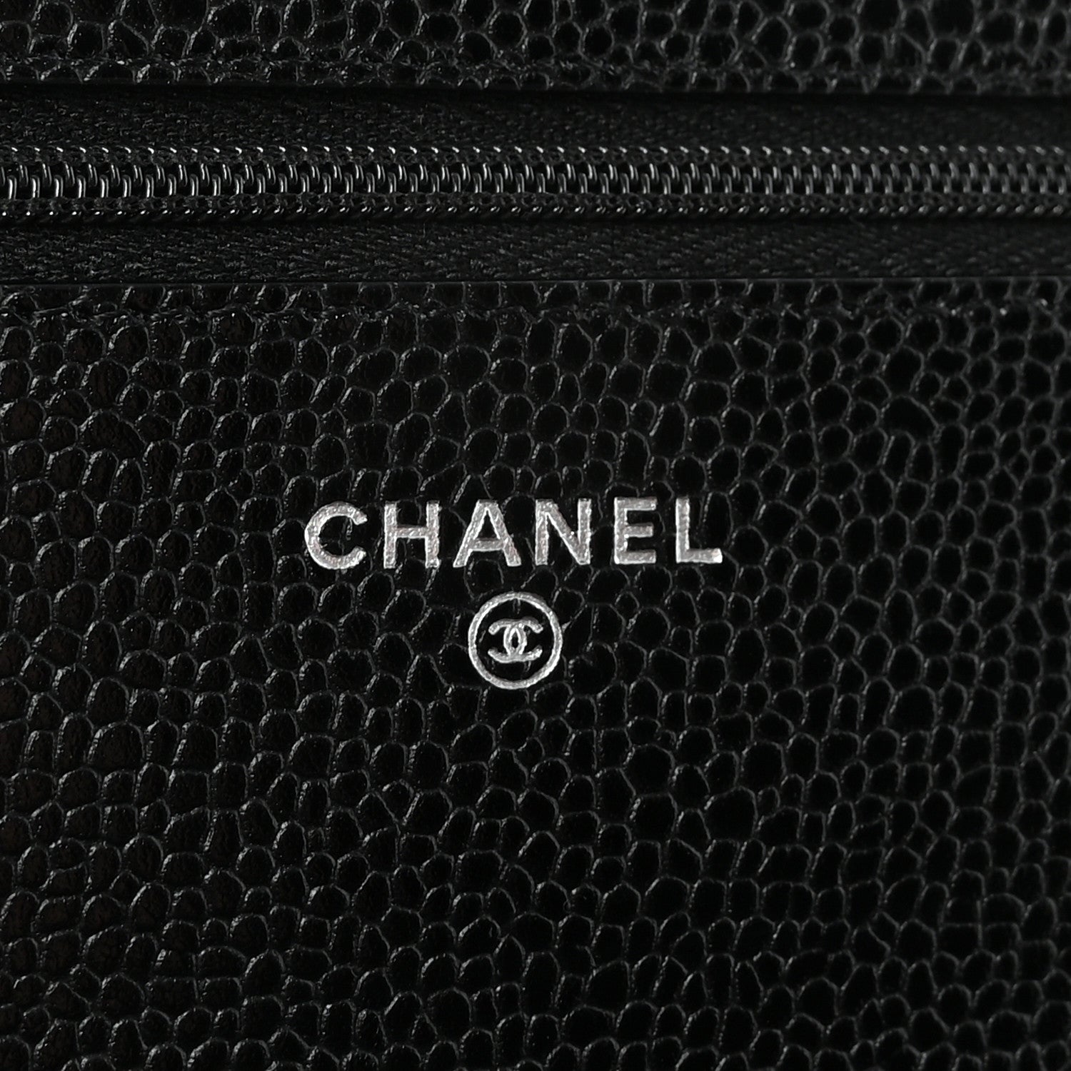 Chanel Caviar Quilted Wallet on Chain WOC Black 6 of 12