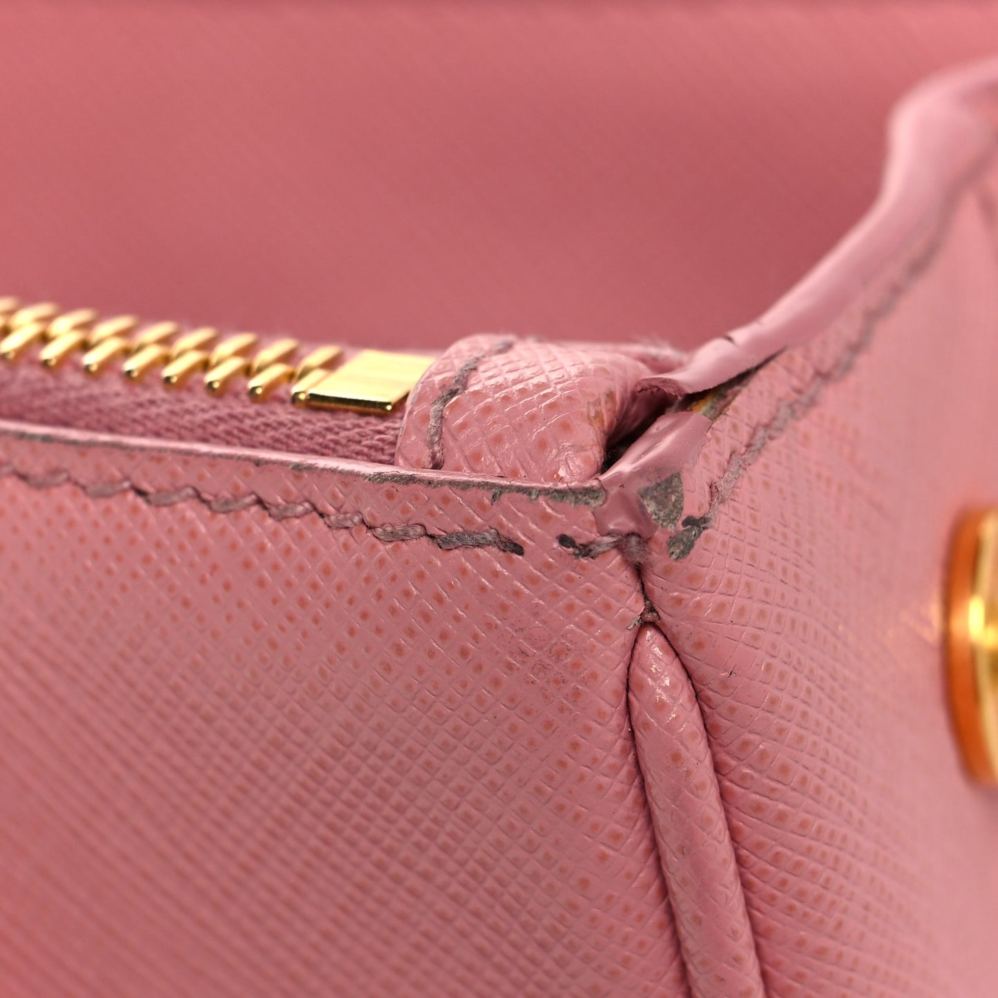 Saffiano Mini Galleria Double Zip Tote Petalo