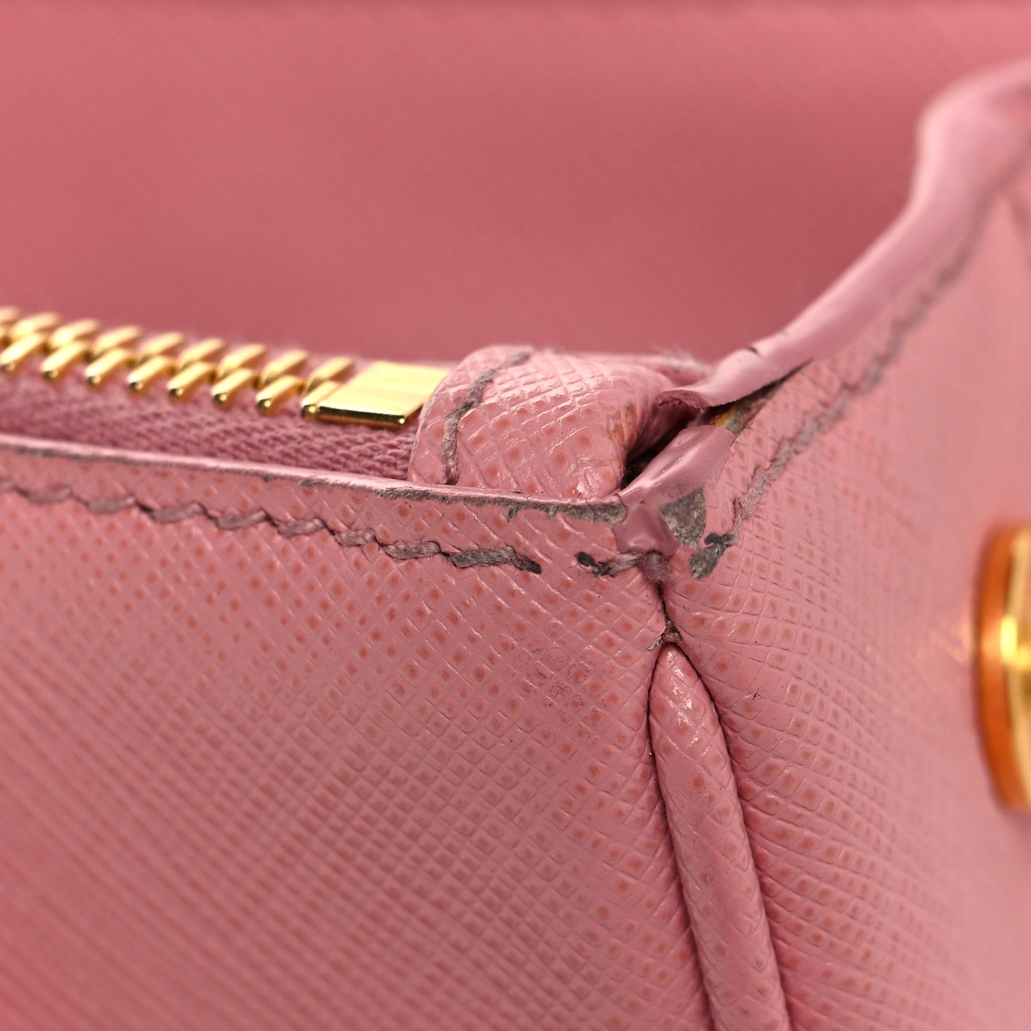 Prada Saffiano Mini Galleria Double Zip Tote Petalo 16 of 19