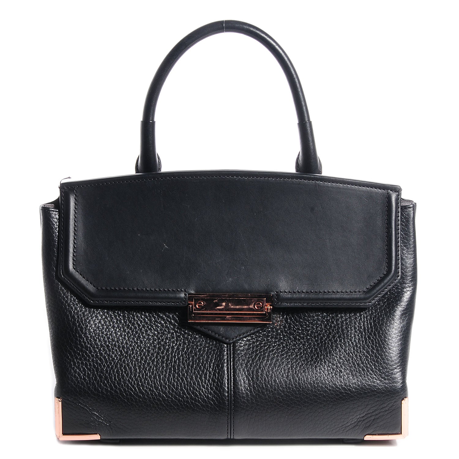 Alexander Wang Calfskin Large Marion Soft Black with Rose Gold Hardware 1 of 7