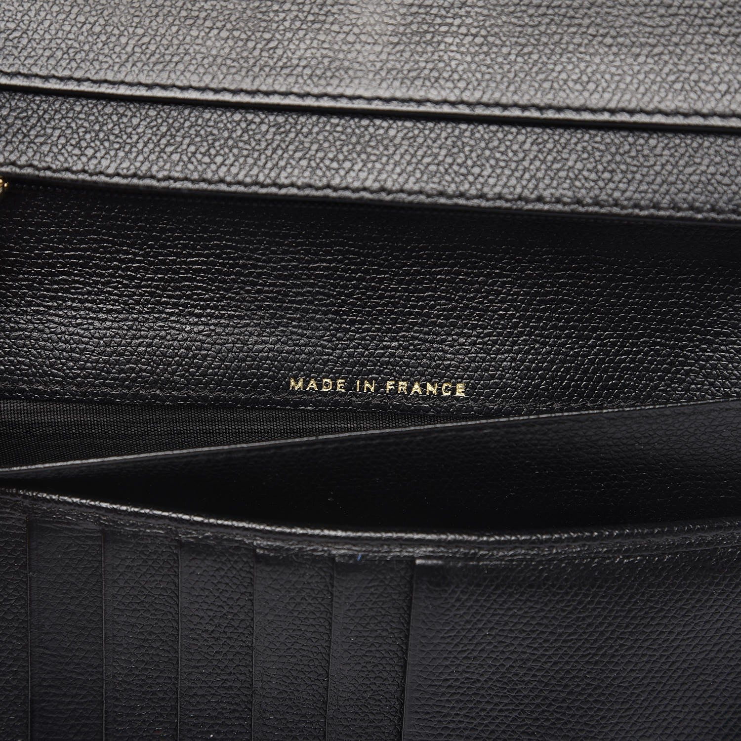 Chanel Caviar CC Yen Wallet Black 7 of 13