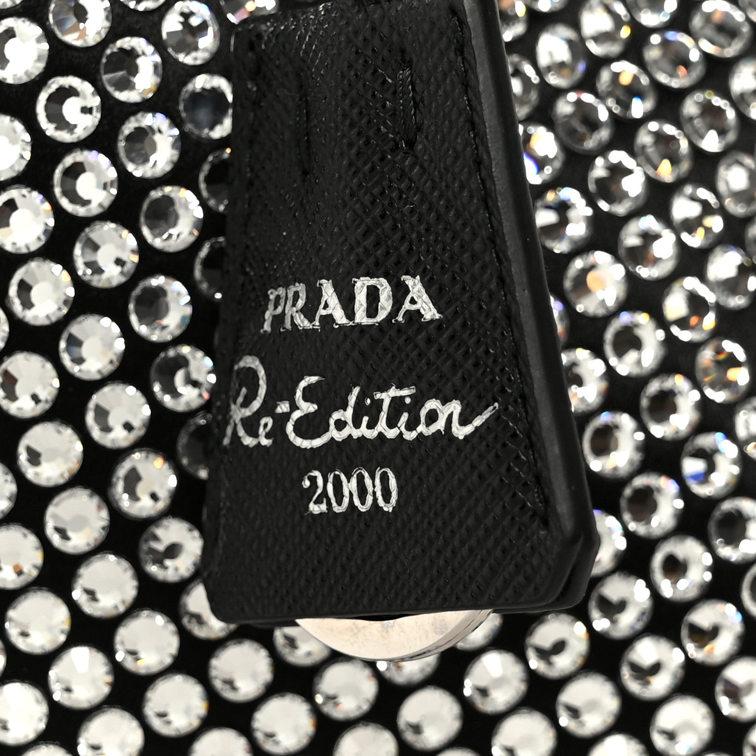 Prada Satin Crystal Mini Re-Edition 2000 Bag Cristal 8 of 11