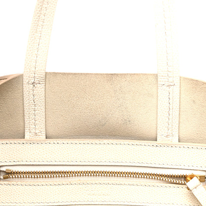 Celine Grained Calfskin Small Vertical Cabas Cream 22 of 28