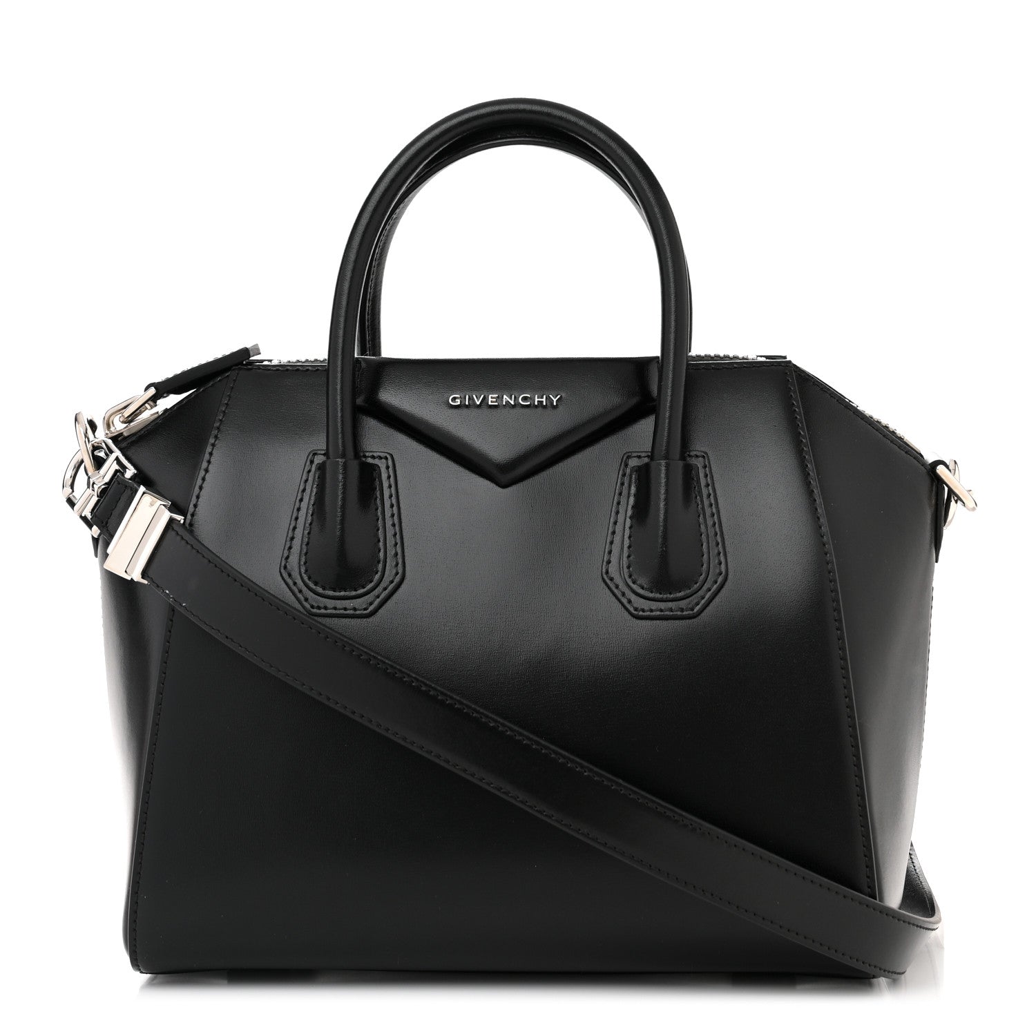 Givenchy Shiny Lord Calfskin Small Antigona Black 1 of 12