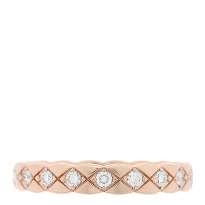 Chanel 18K Beige Gold Diamond Mini Coco Crush Ring 51 5.75 3 of 5