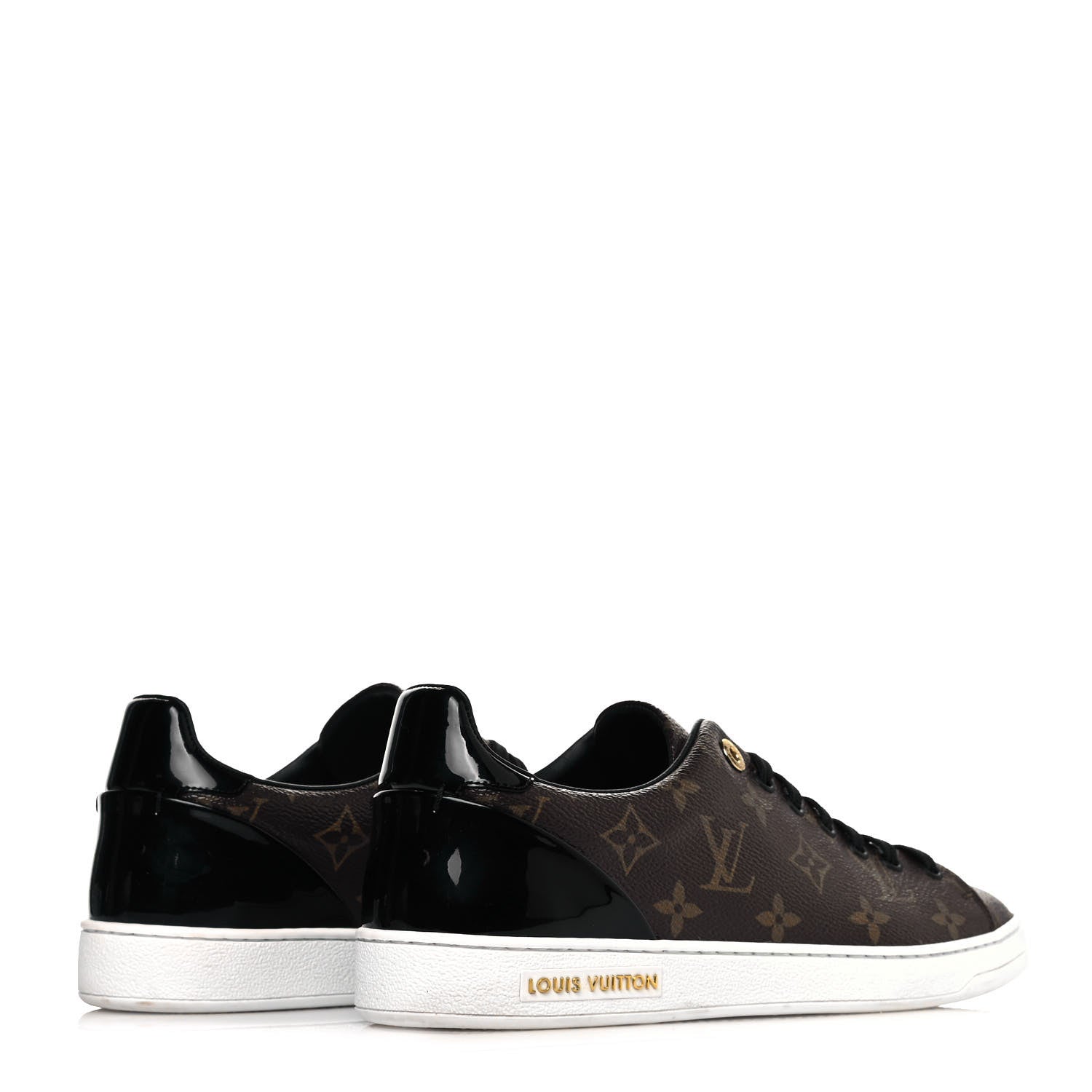 Louis Vuitton Patent Monogram Frontrow Sneakers 41 4 of 7