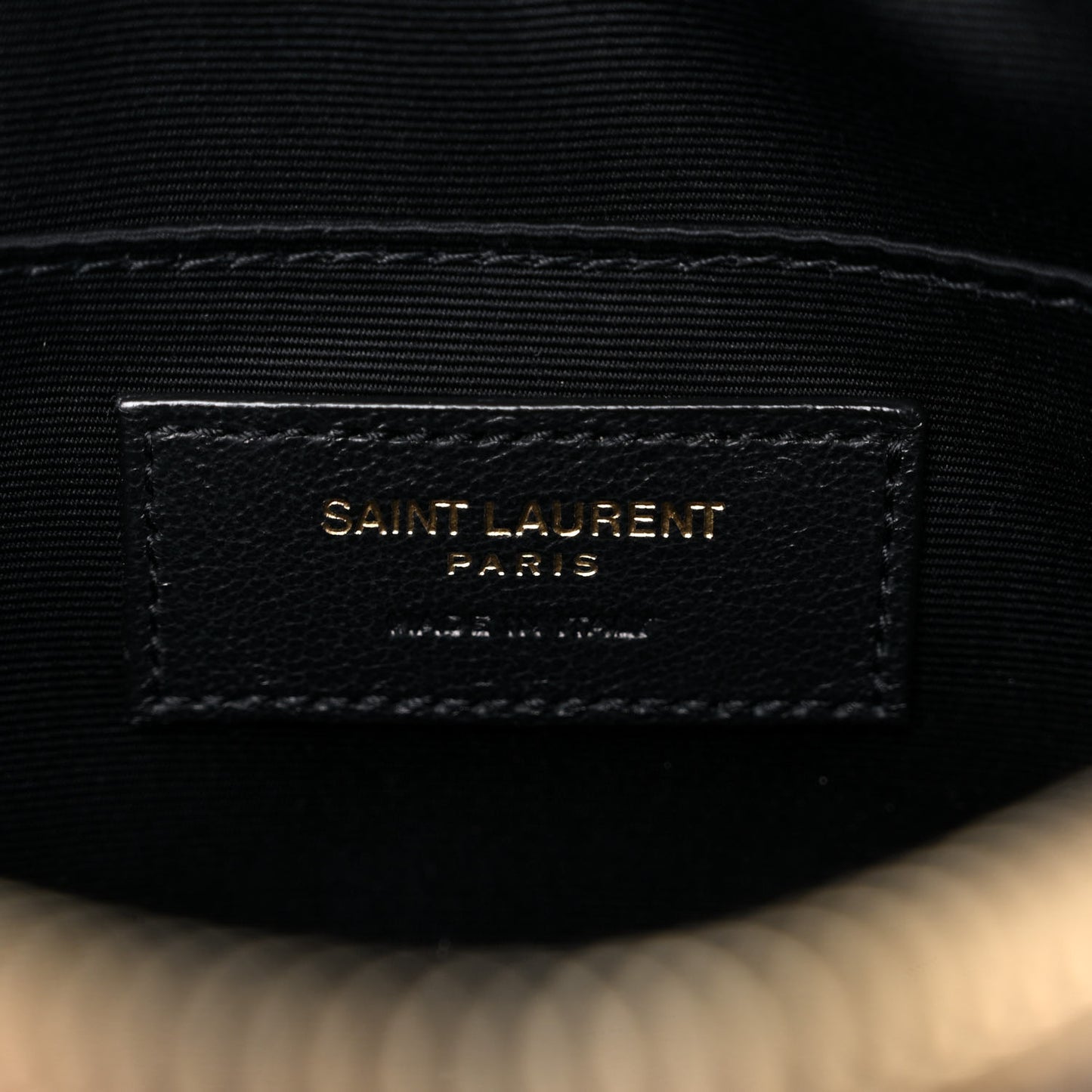 Calfskin Matelasse Monogram Lou Camera Bag Dark Latte