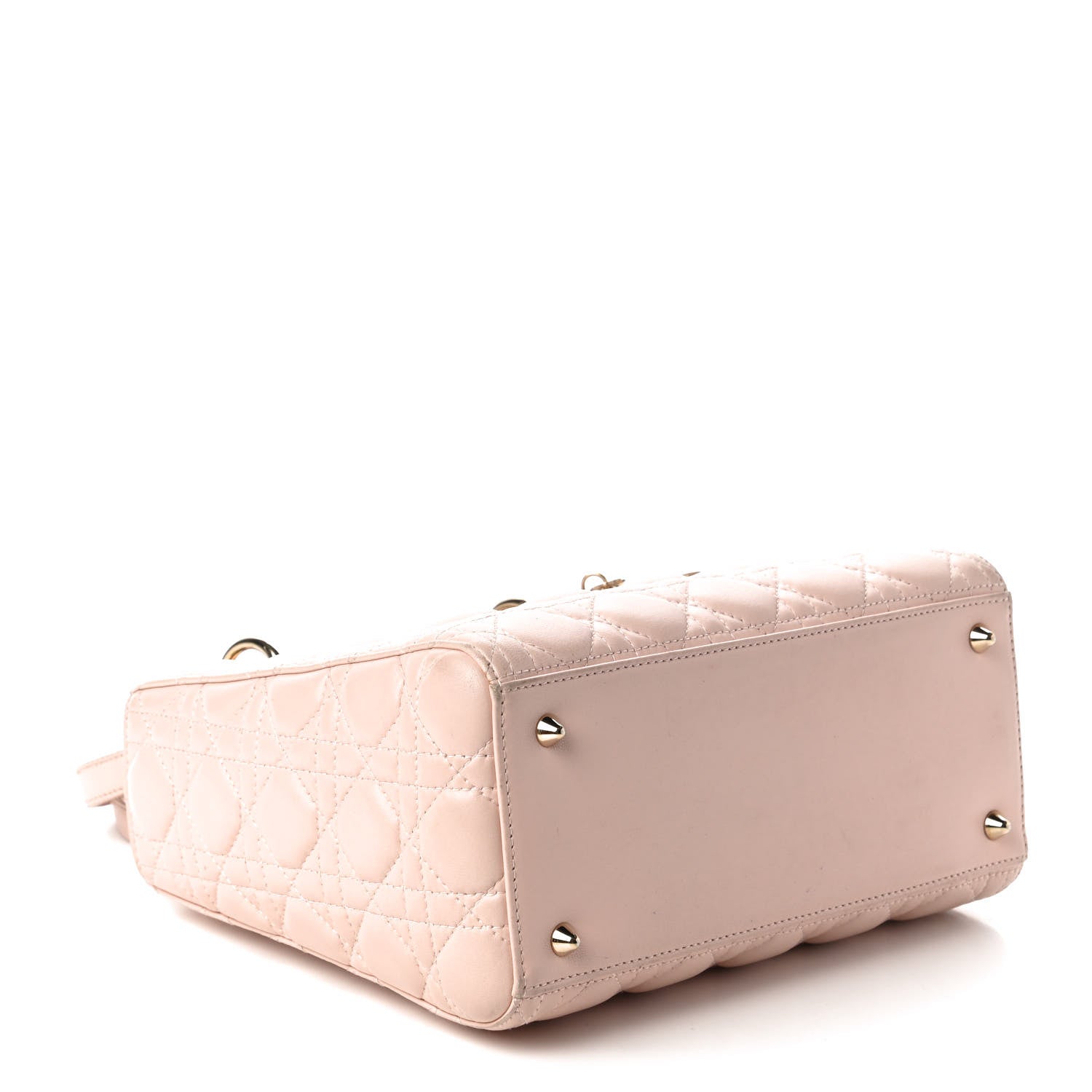 Christian Dior Lambskin Cannage Medium Lady Dior Light Pink 4 of 11