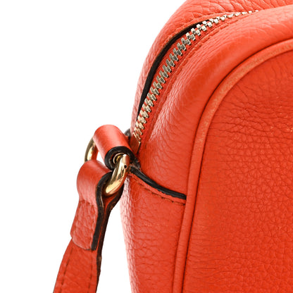 Gucci Pebbled Calfskin Small Soho Disco Bag Sun Orange 15 of 17