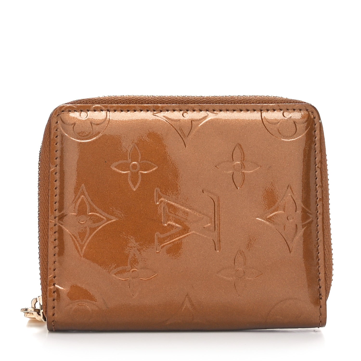 Louis Vuitton Vernis Broome Zip Wallet Bronze 1 of 7