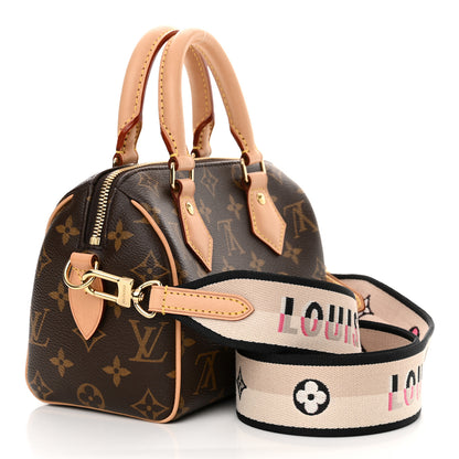 Louis Vuitton Monogram Speedy Bandouliere 20 Black 3 of 10